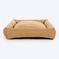 HUFT Flutter Of Love Lounger Bed For Dog - Light Brown - Heads Up For Tails
