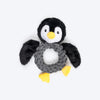 HUFT Pengu Penguin Squeaky Tug Plush Toy For Dog - Black & White - Heads Up For Tails