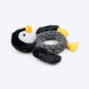 HUFT Pengu Penguin Squeaky Tug Plush Toy For Dog - Black & White - Heads Up For Tails
