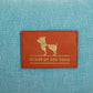 HUFT Sniff The Love Lounger Bed For Dog - Light Blue - Heads Up For Tails