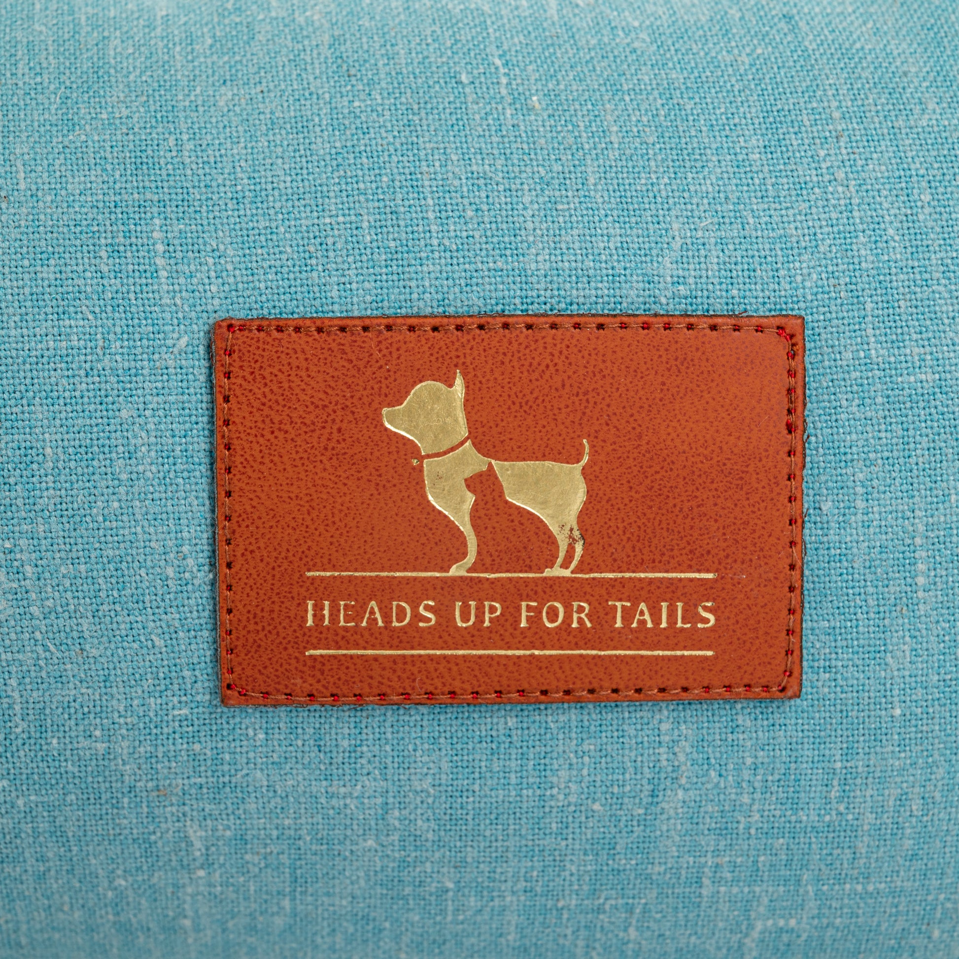 HUFT Sniff The Love Lounger Bed For Dog - Light Blue - Heads Up For Tails