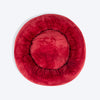 HUFT Snuggle Sphere Donut Bed For Dog & Cat - Red - Heads Up For Tails