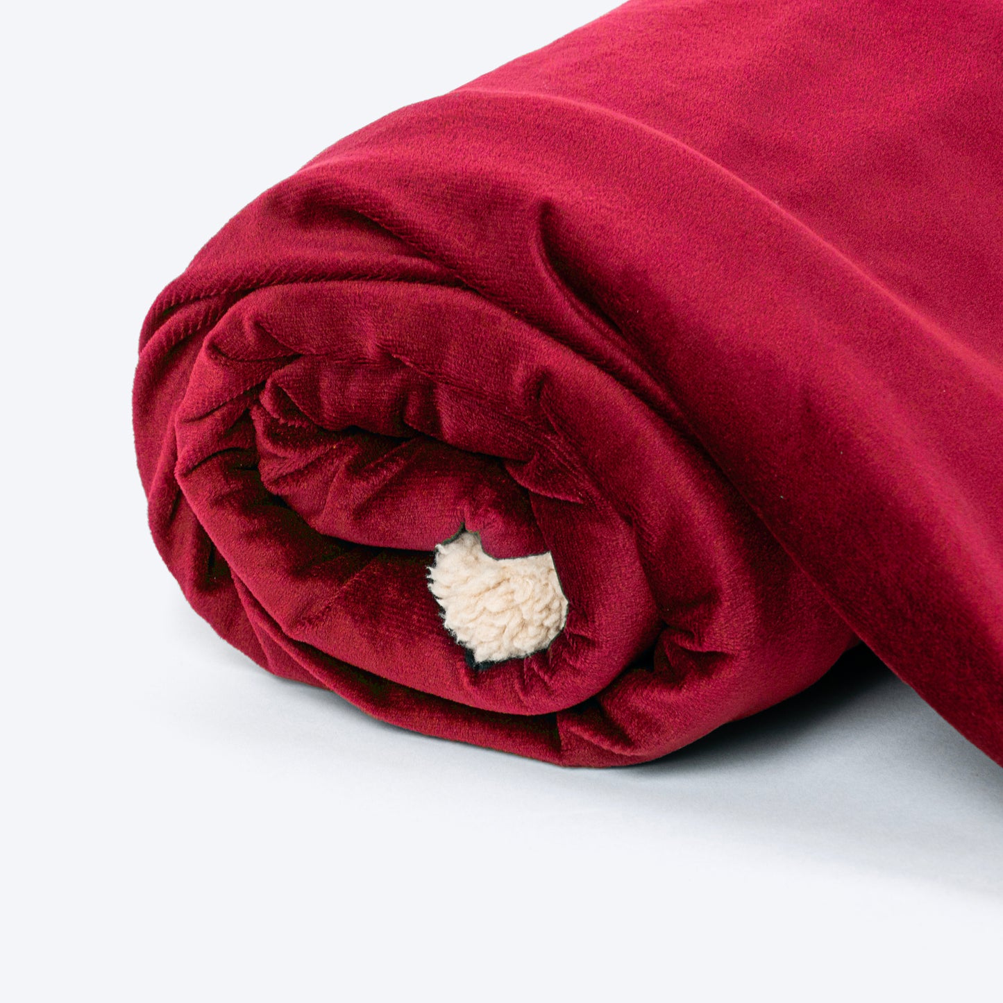 HUFT Personalised Luxe Velvet Blanket For Dog & Cat - Maroon