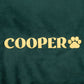 HUFT Personalised Luxe Velvet Blanket For Dog & Cat - Emerald Green_04