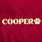 HUFT Personalised Luxe Velvet Blanket For Dog & Cat - Maroon