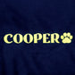 HUFT Personalised Luxe Velvet Blanket For Dog & Cat - Dark Navy