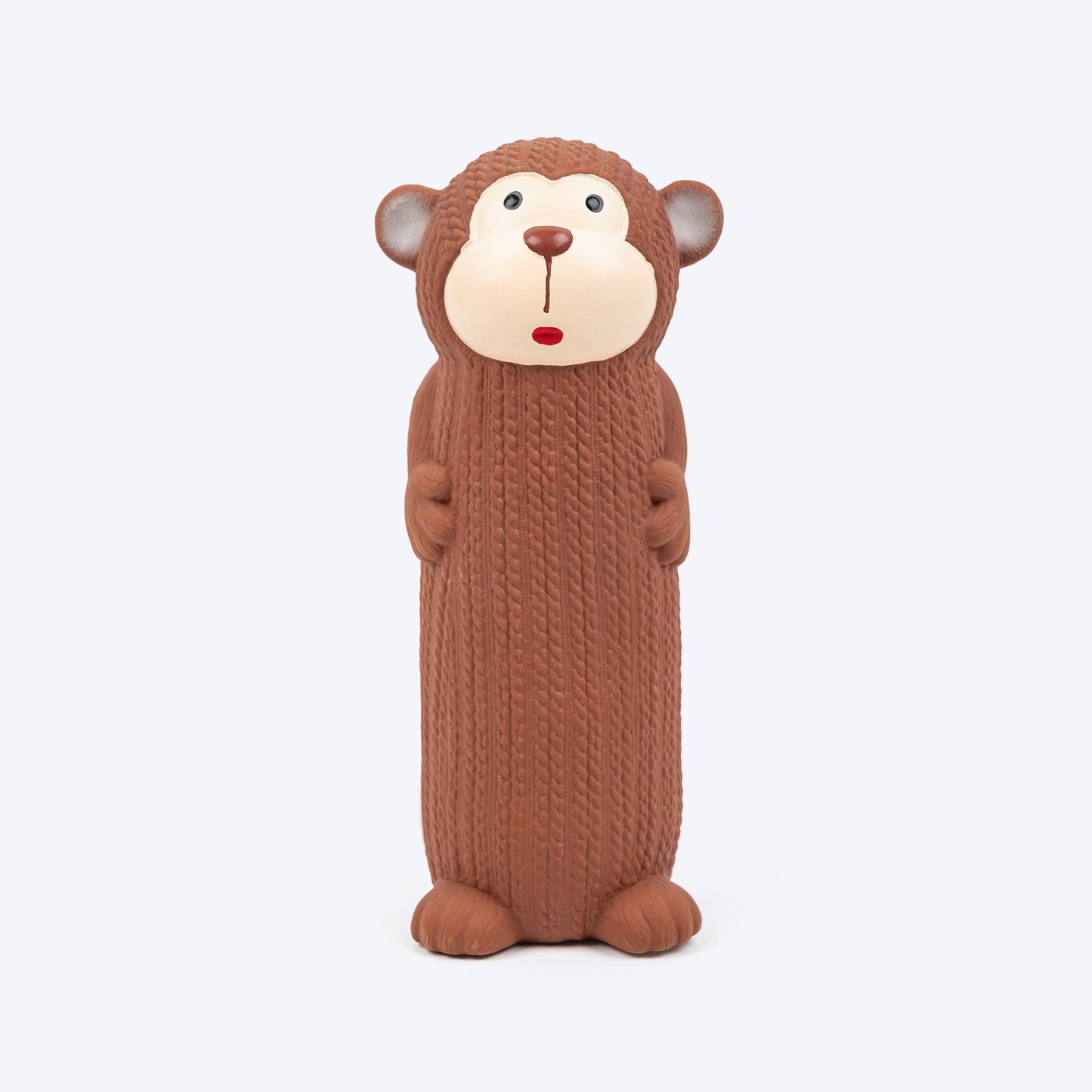 HUFT Crinkly Monki Chew Toy For Dog - Brown