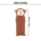 HUFT Crinkly Monki Chew Toy For Dog - Brown