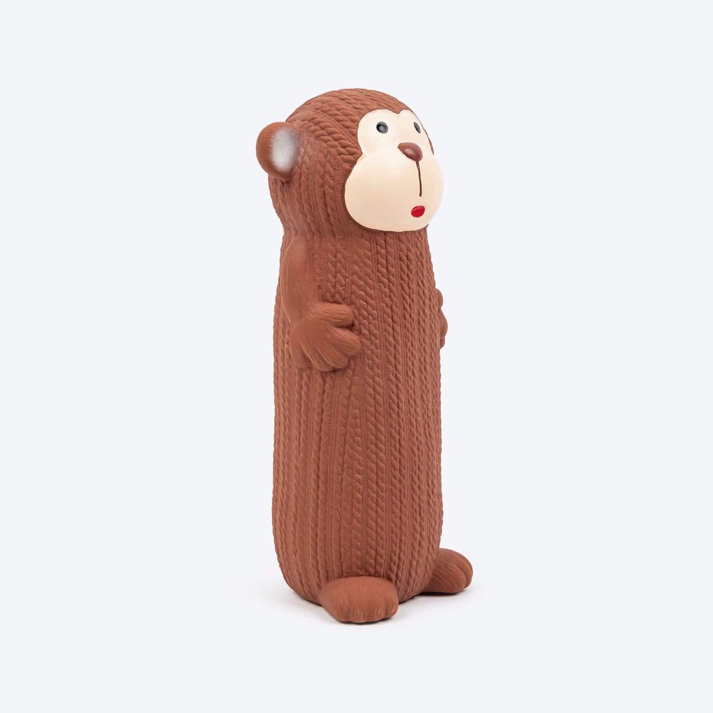 HUFT Crinkly Monki Chew Toy For Dog - Brown