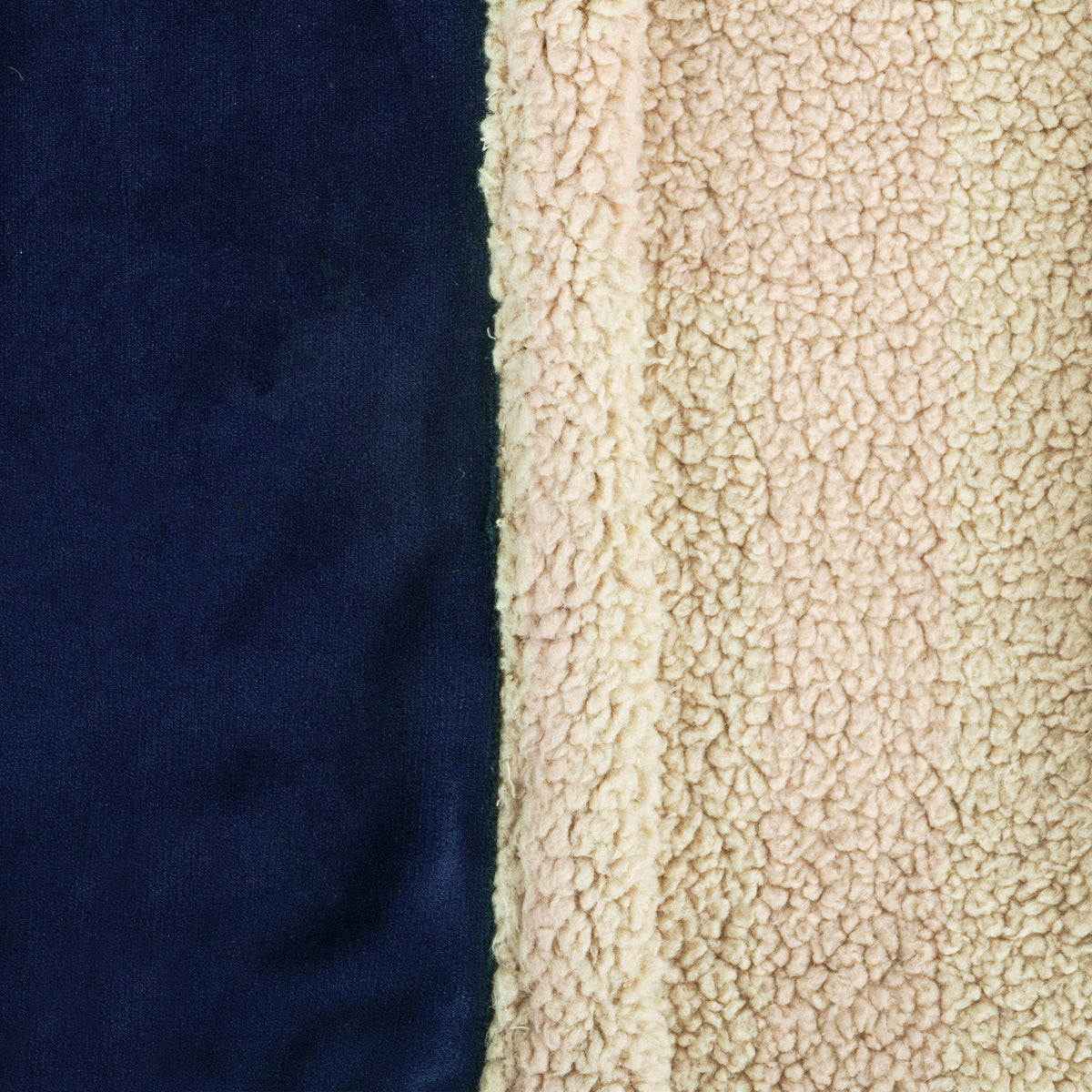 HUFT Personalised Luxe Velvet Blanket For Dog & Cat - Dark Navy - Heads Up For Tails