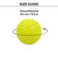 TLC Dotted Textured Ball Squeaky Chew Toy For Dog - Green - Heads Up For Tails