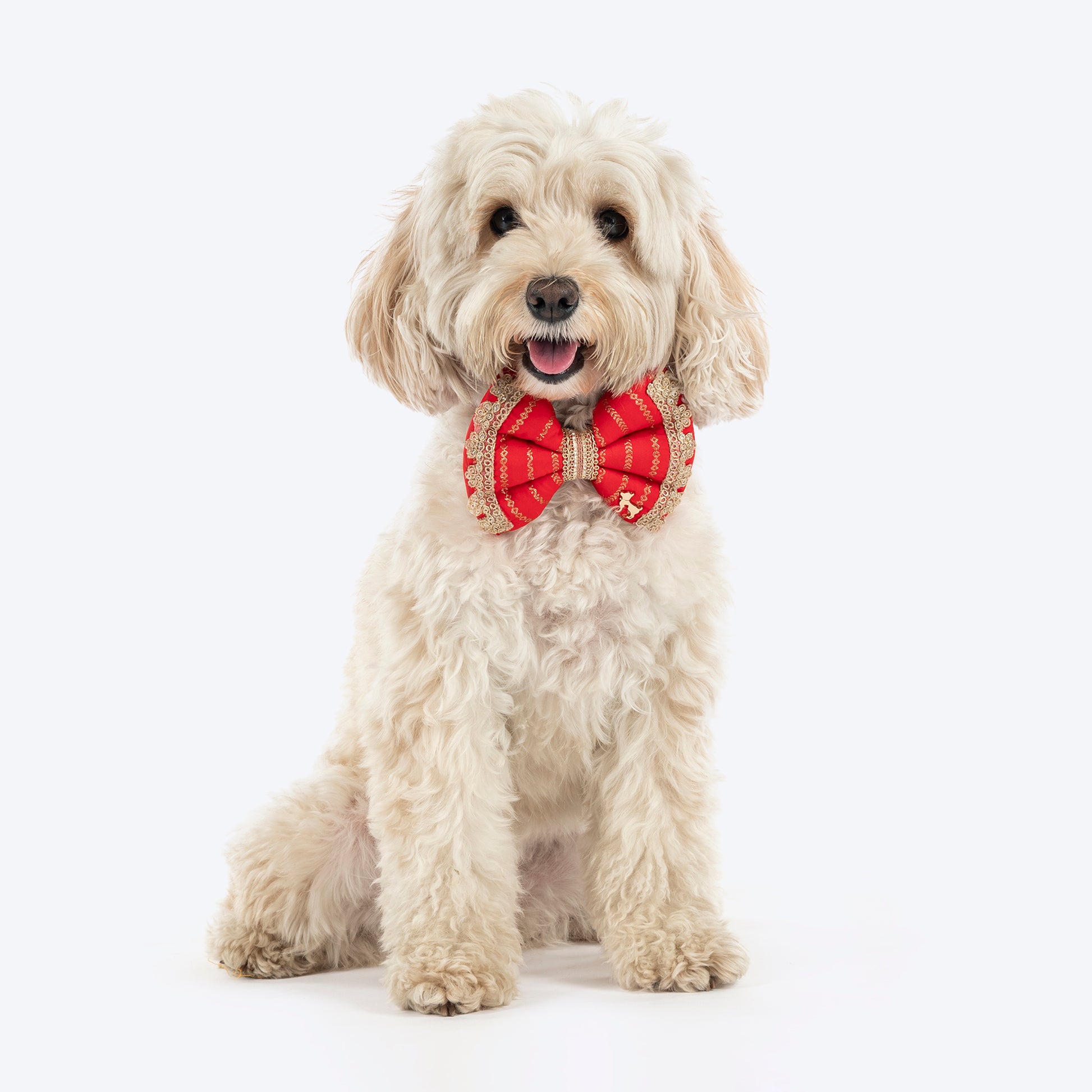 HUFT Royal Rang Bow Tie For Dog - Red - Heads Up For Tails