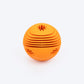 TLC Spiral Textured Ball Chew Toy For Dog - Orange