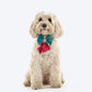 HUFT Rang Biranga Bow Tie For Dog - Green & Pink
