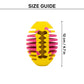 HUFT Ruff Rugby Ball Chew Toy For Dog - Pink & Yellow