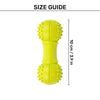 TLC Ball Dumbbell Squeaky Chew Toy For Dog - Green - Heads Up For Tails