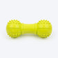 TLC Oval Textured Dumbbell Squeaky Chew Toy For Dog - Green