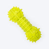 TLC Spiky Dumbbell Squeaky Chew Toy For Dog - Green - Heads Up For Tails