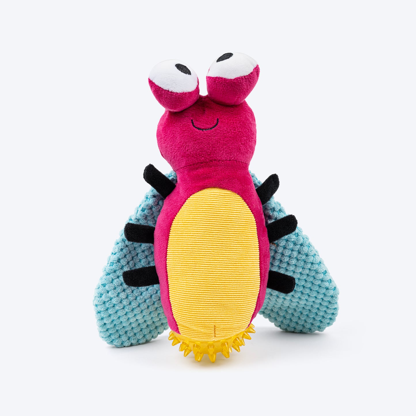 HUFT Buzzy Bug Plush Toy For Dog - Pink