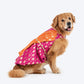 HUFT Customised Desi Diva Doggo Brocade Stitched Saree For Dog & Cat - Pink & Orange
