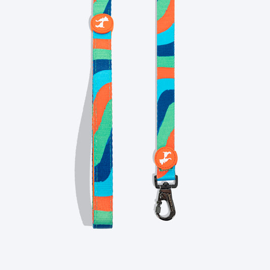 HUFT Wild Waves Printed Dog Leash - Heads Up For Tails