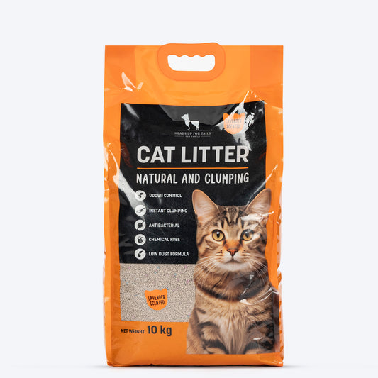 HUFT Cat Litter (Natural & Clumping) - Lavender Scented - 10 kg