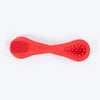 HUFT Brush Buddy Chew Toy For Dog - Red