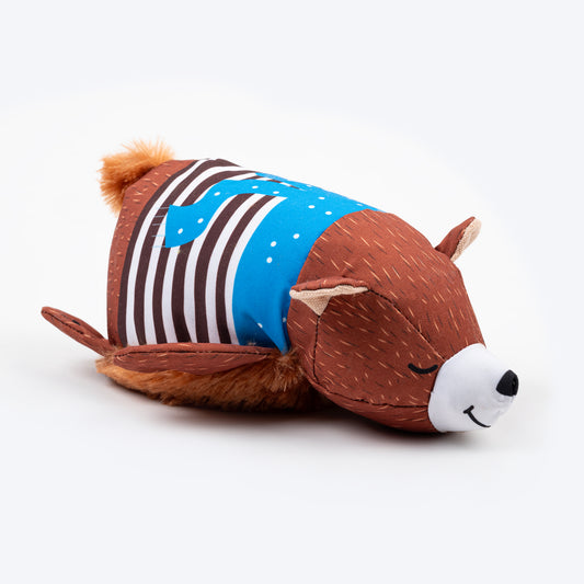 HUFT Scurry The Squirrel Plush Toy For Dog - Brown