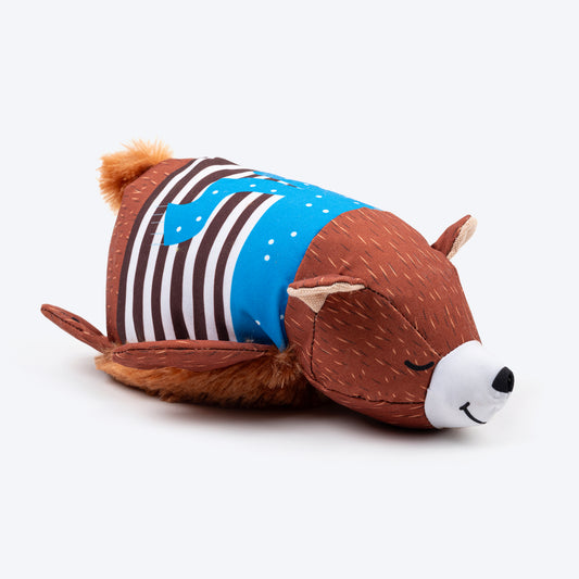 HUFT Scurry The Squirrel Plush Toy For Dog - Brown