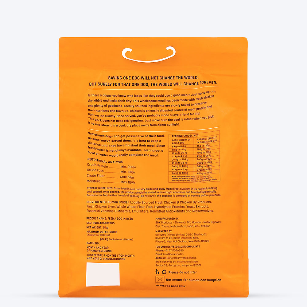 HUFT Feed a Dog In Need Dog Food Pack - 5kg