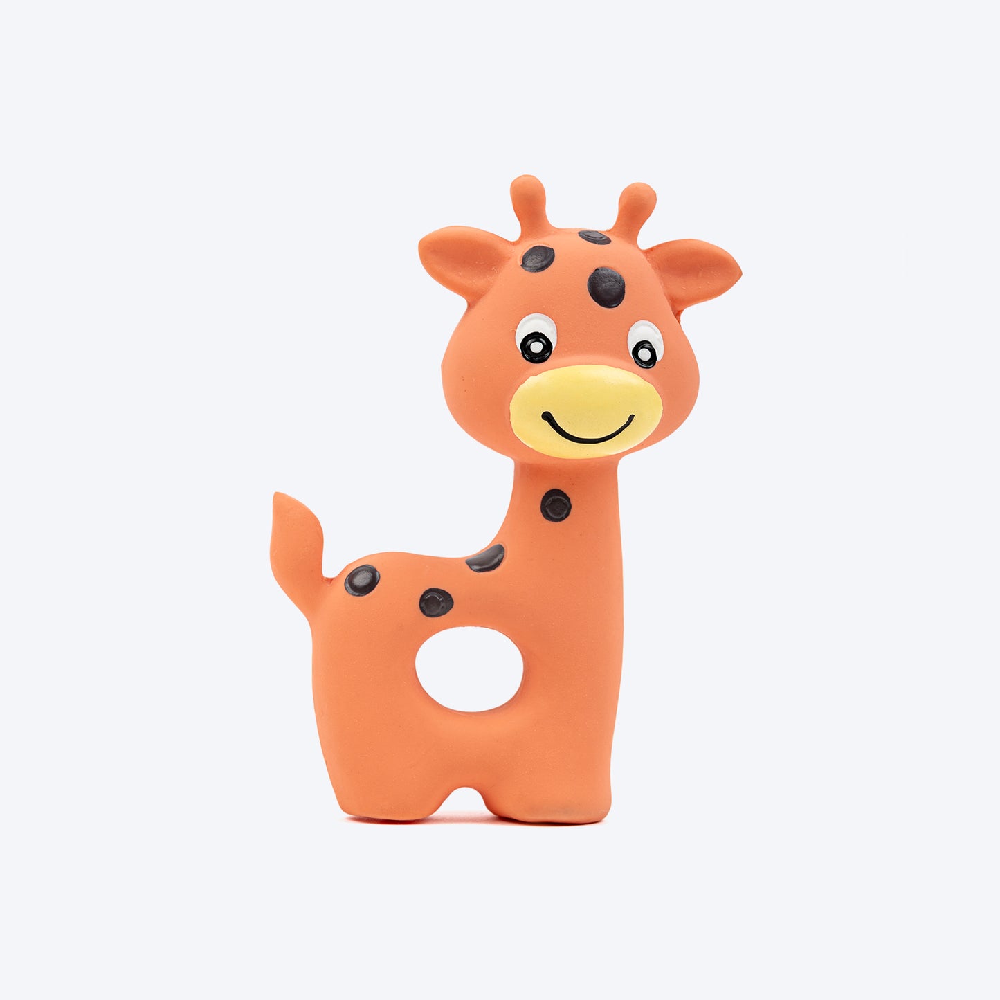 TLC Giraffe Squeaky Chew Toy For Dog - Light Orange