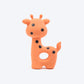 TLC Giraffe Squeaky Chew Toy For Dog - Light Orange