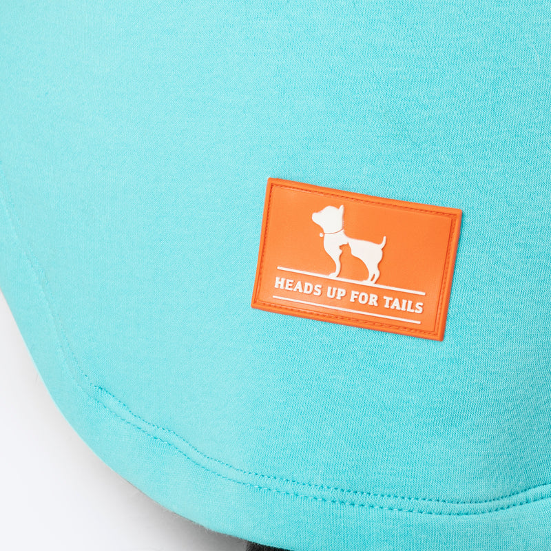 HUFT Cutest Cuddle Buddy Sweatshirt For Big Dog - Teal - Heads Up For Tails