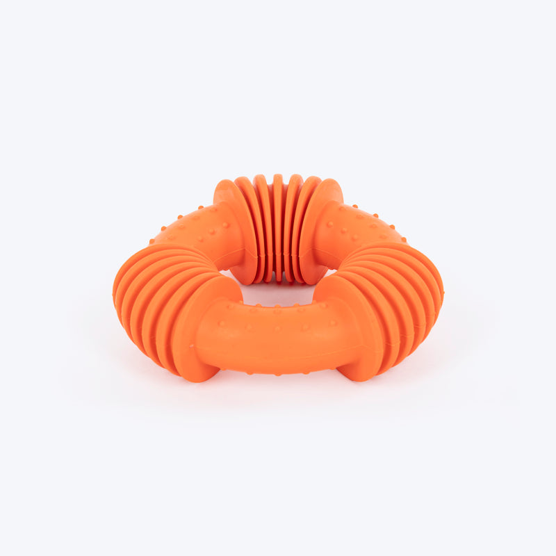 HUFT Power Ring Chew Toy For Dog - Orange