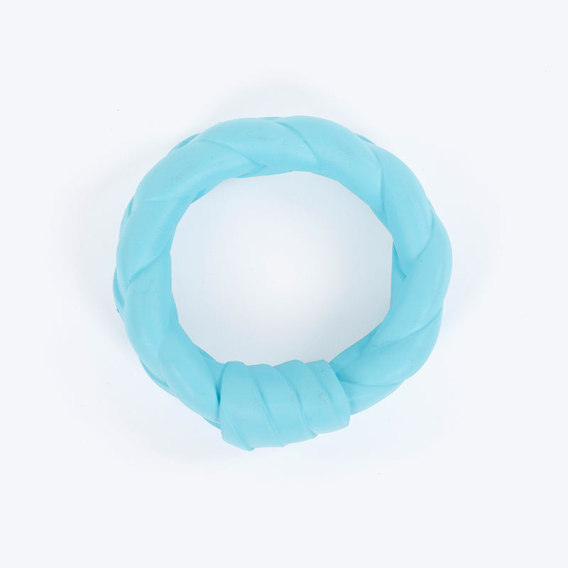 HUFT Nibble Ring Chew Toy For Dog - Blue