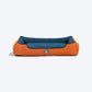 HUFT Rustic Retreat Dog Bed - Rust & Navy