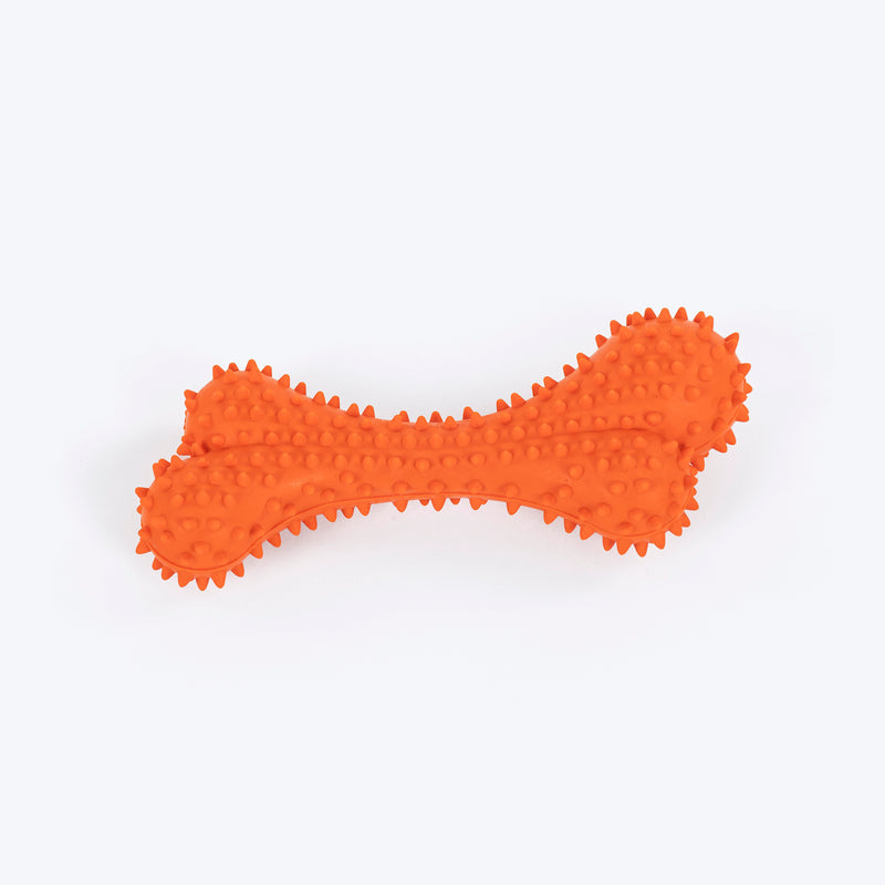 HUFT Funny Bone Chew Toy For Dog - Orange