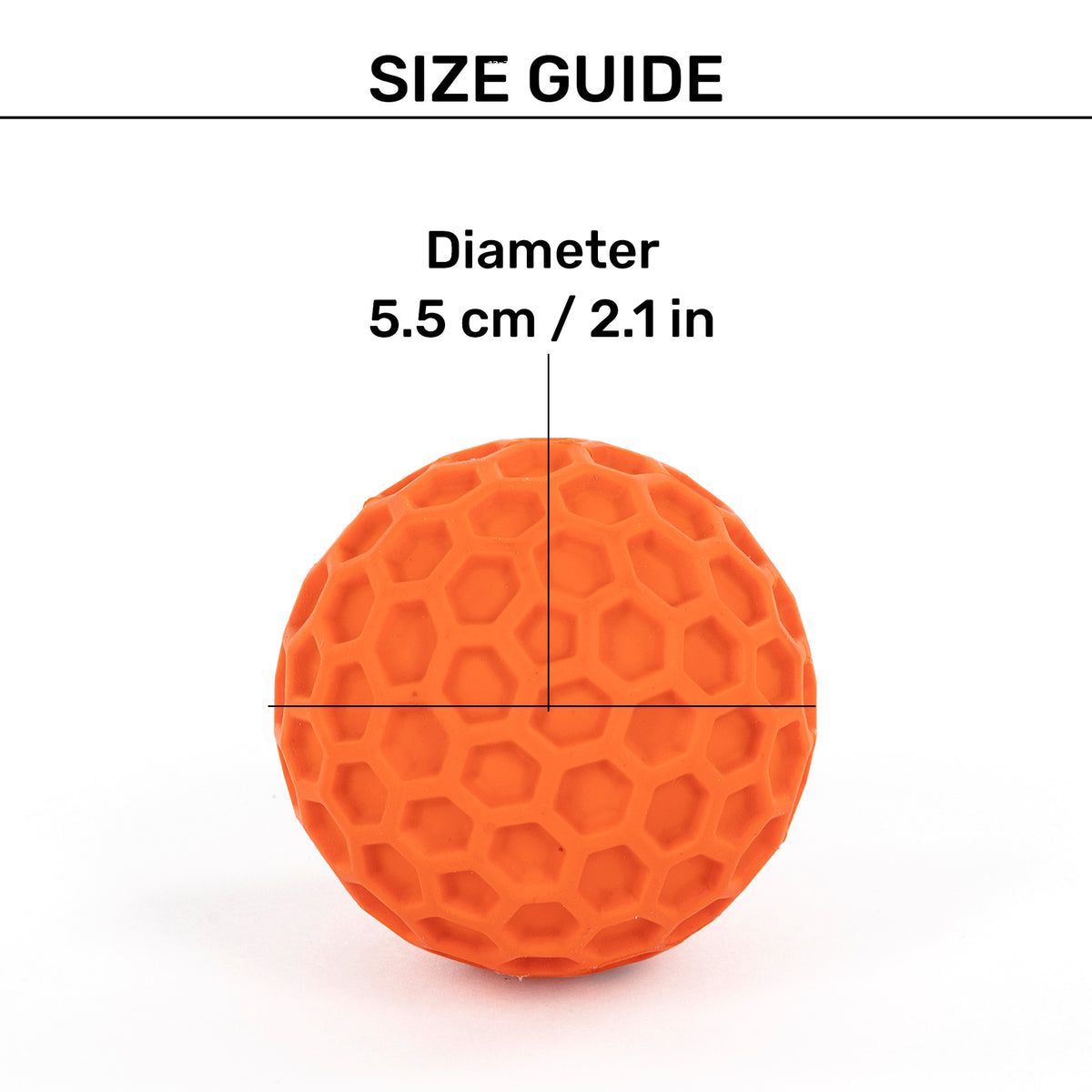 HUFT Fun Ball Chew Toy For Dog - Orange