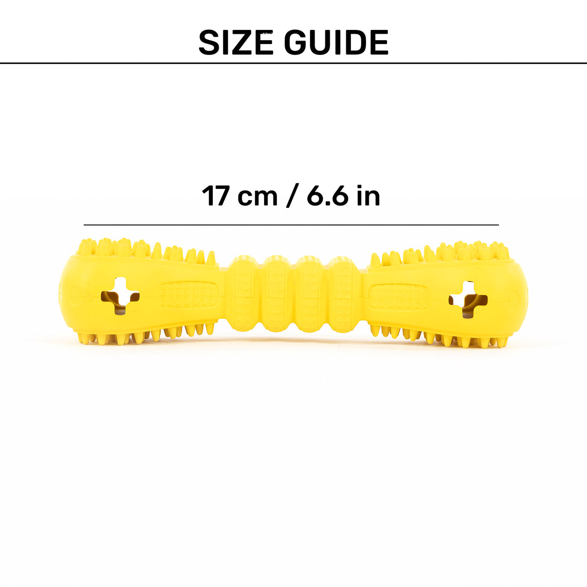 HUFT Bone-To-Play Chew Toy For Dog - Yellow