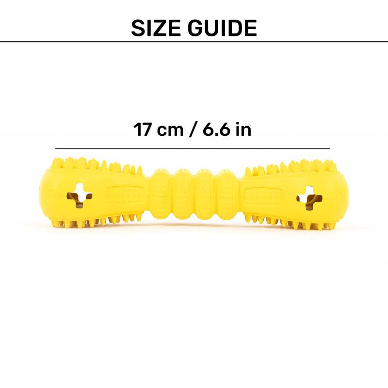 HUFT Bone-To-Play Chew Toy For Dog - Yellow