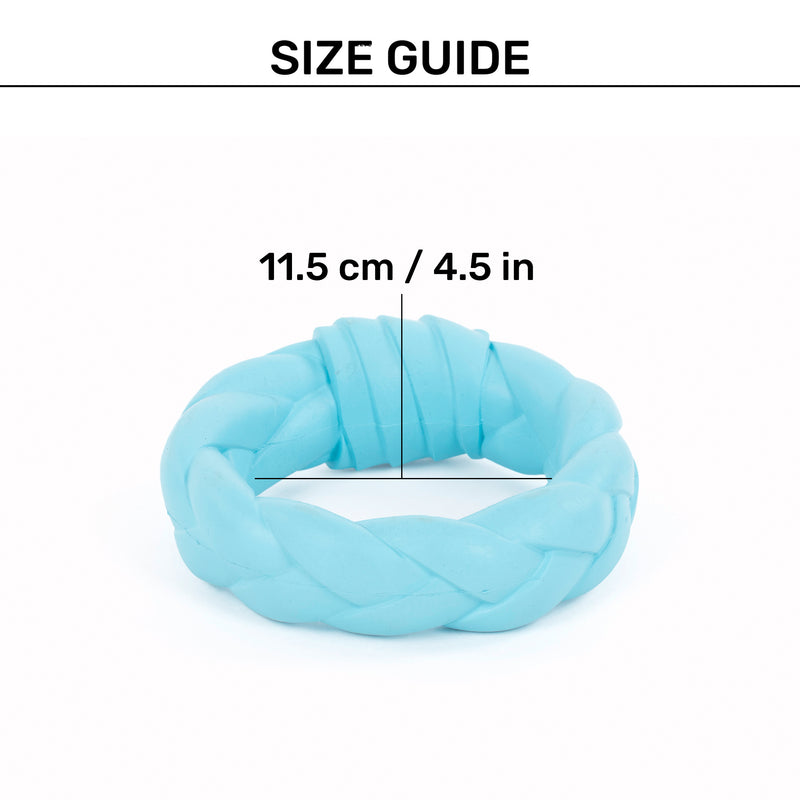 HUFT Nibble Ring Chew Toy For Dog - Blue