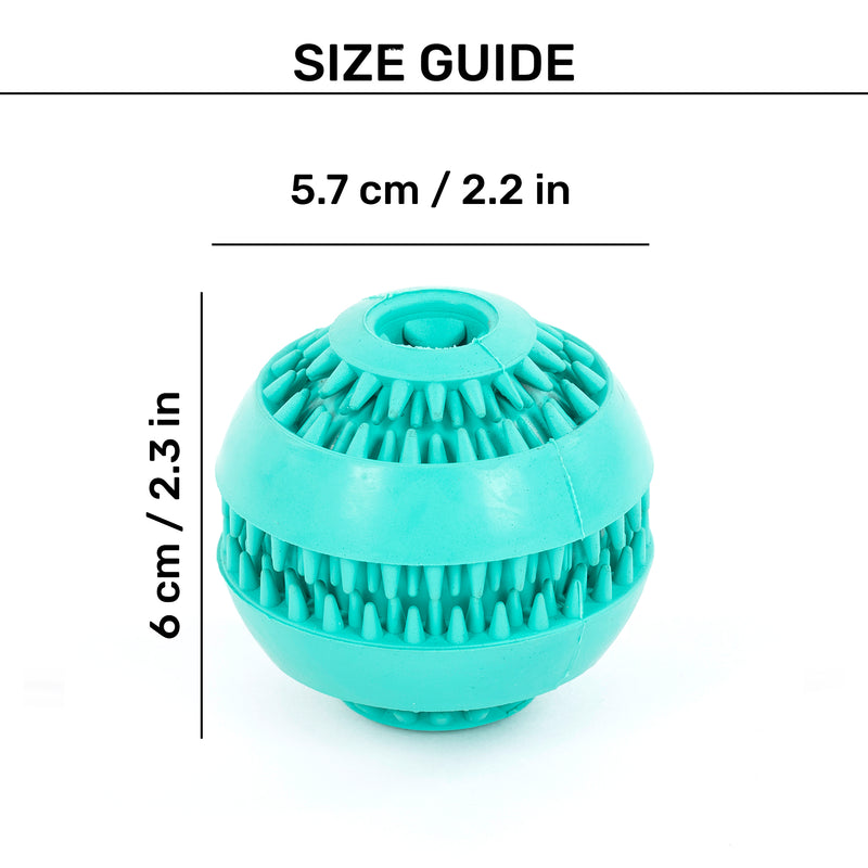 HUFT Ruff-N-Round Chew Toy For Dog - Teal