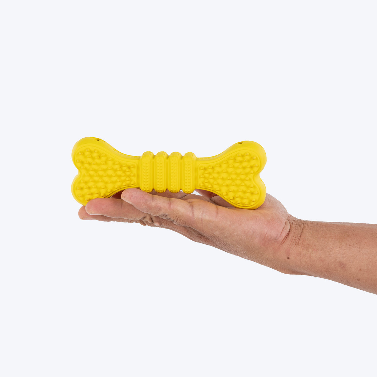 HUFT Bone-To-Play Chew Toy For Dog - Yellow