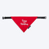 HUFT Furry and Fabulous Dog Bandana - Red - Heads Up For Tails