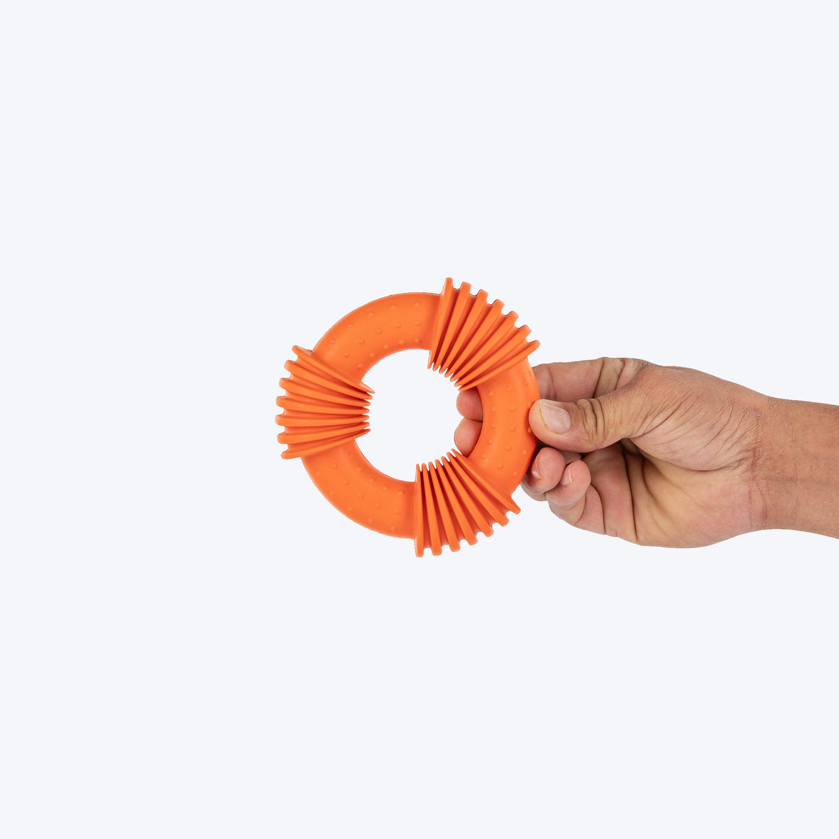 HUFT Power Ring Chew Toy For Dog - Orange