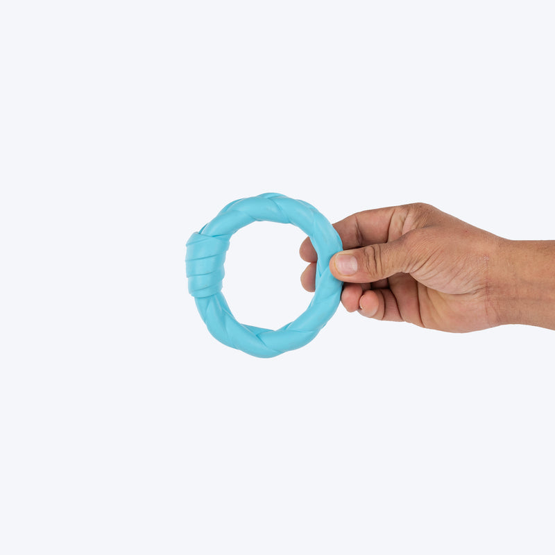 HUFT Nibble Ring Chew Toy For Dog - Blue