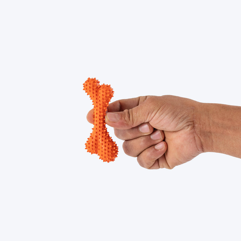 HUFT Funny Bone Chew Toy For Dog - Orange