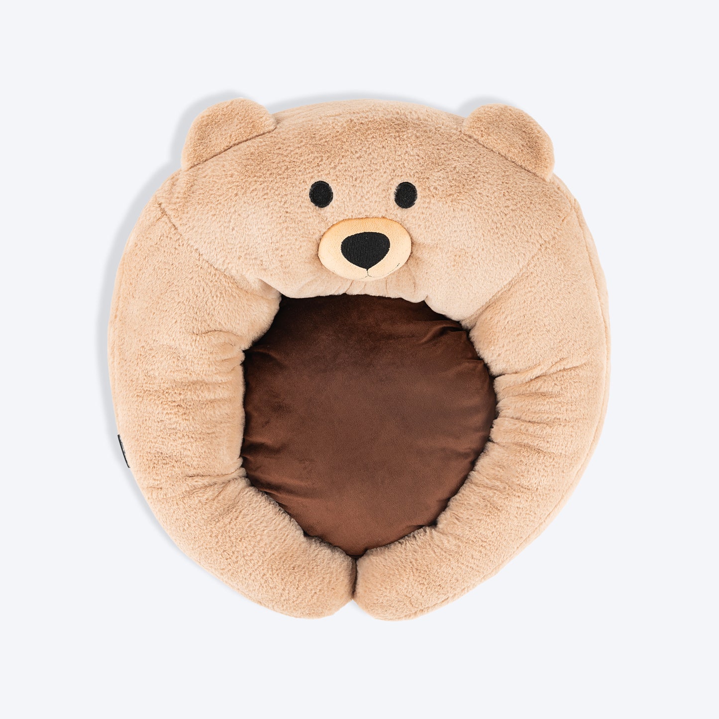 HUFT Bear Hug Cuddle Bed Fort Cat & Puppy - Brown