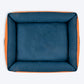 HUFT Rustic Retreat Dog Bed - Rust & Navy