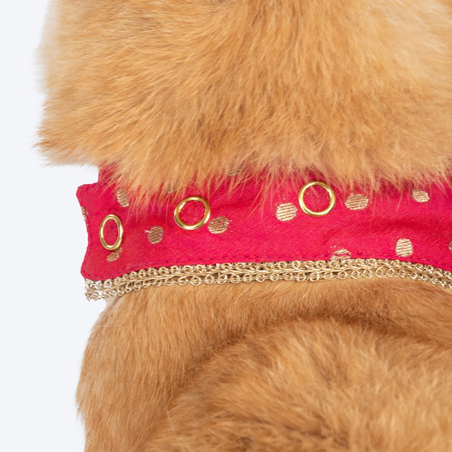 HUFT Desi Glam Bow Scarf For Cat & Puppy - Pink & Purple - Heads Up For Tails